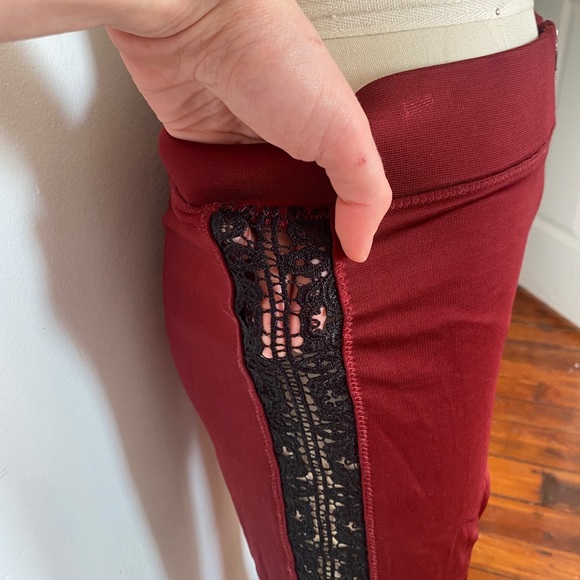 Ganni pants with lace inset size small or medium - Picture 5 of 5